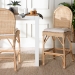 bali & pari Bilu Bohemian Natural Rattan 2-Piece Bar Stool Set - DC829-BS-Bilu-Light Honey Rattan-Bar Stool