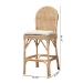 bali & pari Bilu Bohemian Natural Rattan 2-Piece Bar Stool Set - DC829-BS-Bilu-Light Honey Rattan-Bar Stool