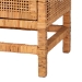 bali & pari Vivan Bohemian Honey Rattan and Mahogany Wood 3-Drawer Storage Cabinet - Vivan-SV2089-Natural-Rattan-Cabinet