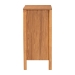 Baxton Studio Jenn Golden Brown Wood Japandi 4-Drawer Chest with Distressed-Finished Rattan - MG9006-5703R Rattan/NTOak1203-4D-Chest