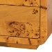 bali & pari Netra Modern and Contemporary Natural Real Burl Wood 3-Drawer Nightstand - KL-1569-Natural Burl Op1-Ebony-3DW-NS-BOXED