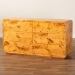bali & pari Netra Modern and Contemporary Natural Real Burl Wood 6-Drawer Dresser - KL-1571-Natural Burl Op1-Ebony-6DW-Dresser-BOXED