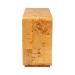 bali & pari Netra Modern and Contemporary Natural Real Burl Wood 6-Drawer Dresser - KL-1571-Natural Burl Op1-Ebony-6DW-Dresser-BOXED