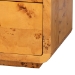 bali & pari Netra Modern and Contemporary Natural Real Burl Wood 6-Drawer Dresser - KL-1571-Natural Burl Op1-Ebony-6DW-Dresser-BOXED