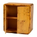 bali & pari Netra Modern and Contemporary Natural Real Burl Wood Storage Cabinet - KL-1573-Natural Burl Op1-Ebony-Sideboard-BOXED