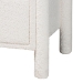 Baxton Studio Laria Modern White Teddy-Bear Fabric Queen Size 4-Piece Bedroom Set - BBT61176 A1-White-Queen 4PC Bedroom Set