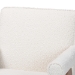 Baxton Studio Georgina Japandi Cream Boucle and Walnut Brown Wood Accent Chair - BBT8074-Cream-CC