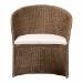 bali & pari Kintamani Bohemian Greywashed Rattan Accent Chair - Kintamani-Grey/Rattan-CC