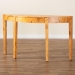 bali & pari Jihan Modern and Contemporary Natural Real Burl Wood Half-Moon Large Console Table - KL-1594-Natural Burl Op1-Mina-Console Table-BOXED