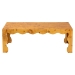 bali & pari Huxley Modern and Contemporary Natural Real Burl Wood Coffee Table - KL-1597-Natural Burl Op1-Randy-CT-BOXED