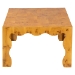 bali & pari Huxley Modern and Contemporary Natural Real Burl Wood Coffee Table - KL-1597-Natural Burl Op1-Randy-CT-BOXED