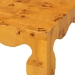 bali & pari Huxley Modern and Contemporary Natural Real Burl Wood Coffee Table - KL-1597-Natural Burl Op1-Randy-CT-BOXED
