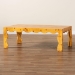 bali & pari Huxley Modern and Contemporary Natural Real Burl Wood Coffee Table - KL-1597-Natural Burl Op1-Randy-CT-BOXED