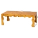 bali & pari Huxley Modern and Contemporary Natural Real Burl Wood Coffee Table - KL-1597-Natural Burl Op1-Randy-CT-BOXED