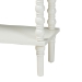 Baxton Studio Malinda Classic White Wood 2-Drawer Console Table with Spindle Legs - JY24A178-Off White/Wooden-Console Table