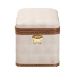 Baxton Studio Brenner Modern Transitional Beige Faux Shagreen Storage Trunk - JY24A092-Large-Beige/Shagreen-Storage Ottoman