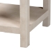 Baxton Studio Dansby Modern Beige Faux Shagreen 1-Drawer End Table - JY24A098-Beige/Shagreen-End Table