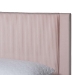 Baxton Studio Elora Modern Light Pink Pleated Velvet Queen Size Storage Bed - CFSP0839-A-Light Pink-Queen