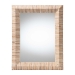 bali & pari Adino Bohemian Woven Natural Grasscloth Rectangle Accent Mirror