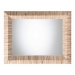 bali & pari Adino Bohemian Woven Natural Grasscloth Rectangle Accent Mirror - Adino-Waterhyacinth-Wide Small-Mirror