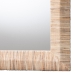 bali & pari Adino Bohemian Woven Natural Grasscloth Rectangle Accent Mirror - Adino-Waterhyacinth-Wide Small-Mirror