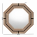 bali & pari Mirai Bohemian Woven Grasscloth Octagon Accent Mirror - Grasscloth Mendong Black-Octagon-Mirror