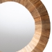 bali & pari Tarun Bohemian Grasscloth Accent Mirror - Waterhyacinth-Round Conic-Mirror