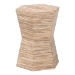bali & pari Idana Bohemian Woven Grasscloth Hourglass End Table