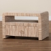 bali & pari Hannah Bohemian Woven Grasscloth 1-Drawer Nightstand - Hannah-Natural Woven Grasscloth-NS