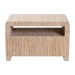 bali & pari Hannah Bohemian Woven Grasscloth 1-Drawer Nightstand - Hannah-Natural Woven Grasscloth-NS