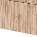 bali & pari Hannah Bohemian Woven Grasscloth 1-Drawer Nightstand - Hannah-Natural Woven Grasscloth-NS