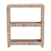 bali & pari Lucy Bohemian Woven Grasscloth Bookshelf - Lucy-Natural Woven Grasscloth-Bookshelf