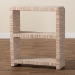 bali & pari Lucy Bohemian Woven Grasscloth Bookshelf - Lucy-Natural Woven Grasscloth-Bookshelf