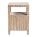 bali & pari Paine Bohemian Woven Grasscloth 2-Drawer Nightstand - Paine-Natural Woven Grasscloth-NS