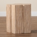bali & pari Janeth Bohemian Woven Grasscloth End Table - Natural Woven Grasscloth-Polygon-ET
