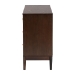 Baxton Studio Nikolai Mid-Century Beige Fabric and Wenge Brown Wood 6-Drawer Dresser - MG9009-Beige/Wenge-6DW-Dresser