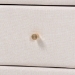 Baxton Studio Nikolai Mid-Century Beige Fabric and Wenge Brown Wood 6-Drawer Dresser - MG9009-Beige/Wenge-6DW-Dresser