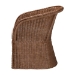 bali & pari Memphis Bohemian Peanut Brown Braided Rattan Arm Chair - Memphis-Peanut Brown/Rattan-CC