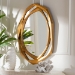 Baxton Studio Halen Antique Goldleaf Accent Wall Mirror - RXW-10954-Wall Mirror