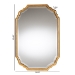 Baxton Studio Pacino Antique Goldleaf Accent Wall Mirror - RXW-10957-Wall Mirror