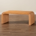 bali & pari Guevara Bohemian Light Honey Fluted Rattan Coffee Table - Waterfall-Light Honey-Rattan-CT