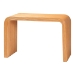 bali & pari Guevara Bohemian Light Honey Fluted Rattan Console Table