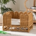 bali & pari Palm Bohemian Light Honey Rattan Pet Bed - Palm Short-Natural Rattan-Pet Bed