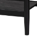 Baxton Studio Shirin Mid-Century Beige Fabric and Black Wood Queen 5-Piece Bedroom Set - Ivana-Sand Stone/Black-Queen-5PC Bedroom Set