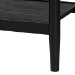 Baxton Studio Florica Art Deco Black Wood Queen 5-Piece Bedroom Set - Shelby-Sand Stone/Black-Queen-5PC Bedroom Set