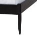 Baxton Studio Florica Art Deco Black Wood Queen Platform Bed - MG0240-1-Black-Queen
