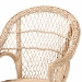 bali & pari Zaira Modern Bohemian Natural Rattan Arm Chair - Zaira-Version2-Rattan-AC
