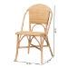 bali & pari Jaylyn Bohemian Natural Rattan Dining Chair - 13688-Rattan-DC