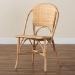 bali & pari Jaylyn Bohemian Natural Rattan Dining Chair - 13688-Rattan-DC