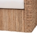 bali & pari Rhinos Bohemian Light Brown Seagrass Tuxedo Arm Chair - Rhinos-Bleached Light Brown-CC
